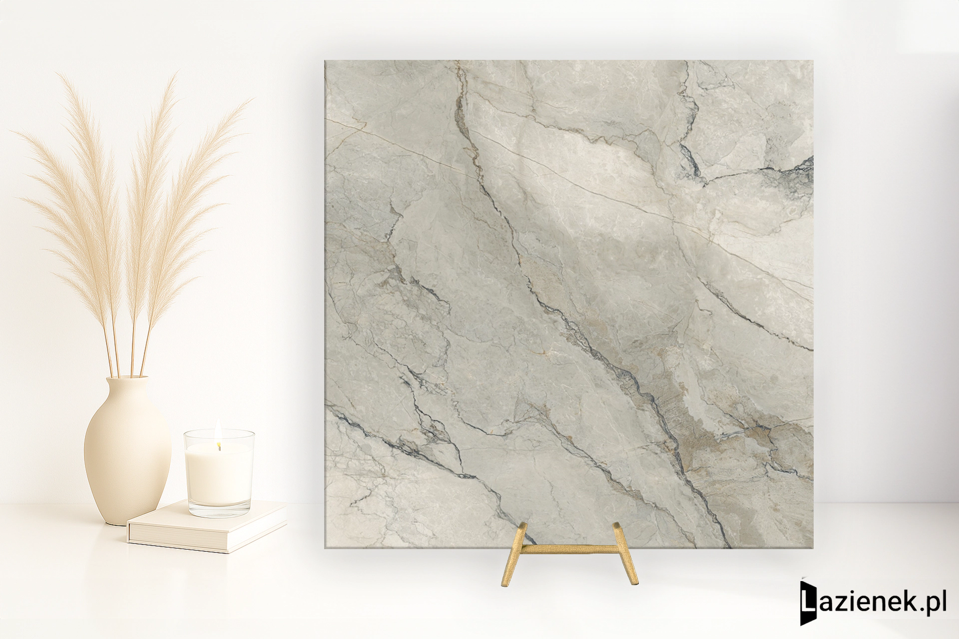 La Fabbrica Ava Bolgheri Stone Sage matowa 60x60 cm gr. 9 mm - płytka rektyfikowana / (L)196023